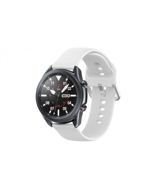 Curea Ceas Tech Iconband Compatibila Cu Samsung Galaxy Watch 3, 45mm ,Alb